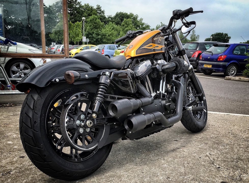 Picking up my second new Harley Davidson Forty-Eight