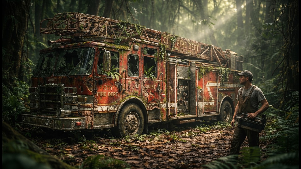 Abandoned Fire Truck FULL Restoration — It Once Saved Lives | ASMR