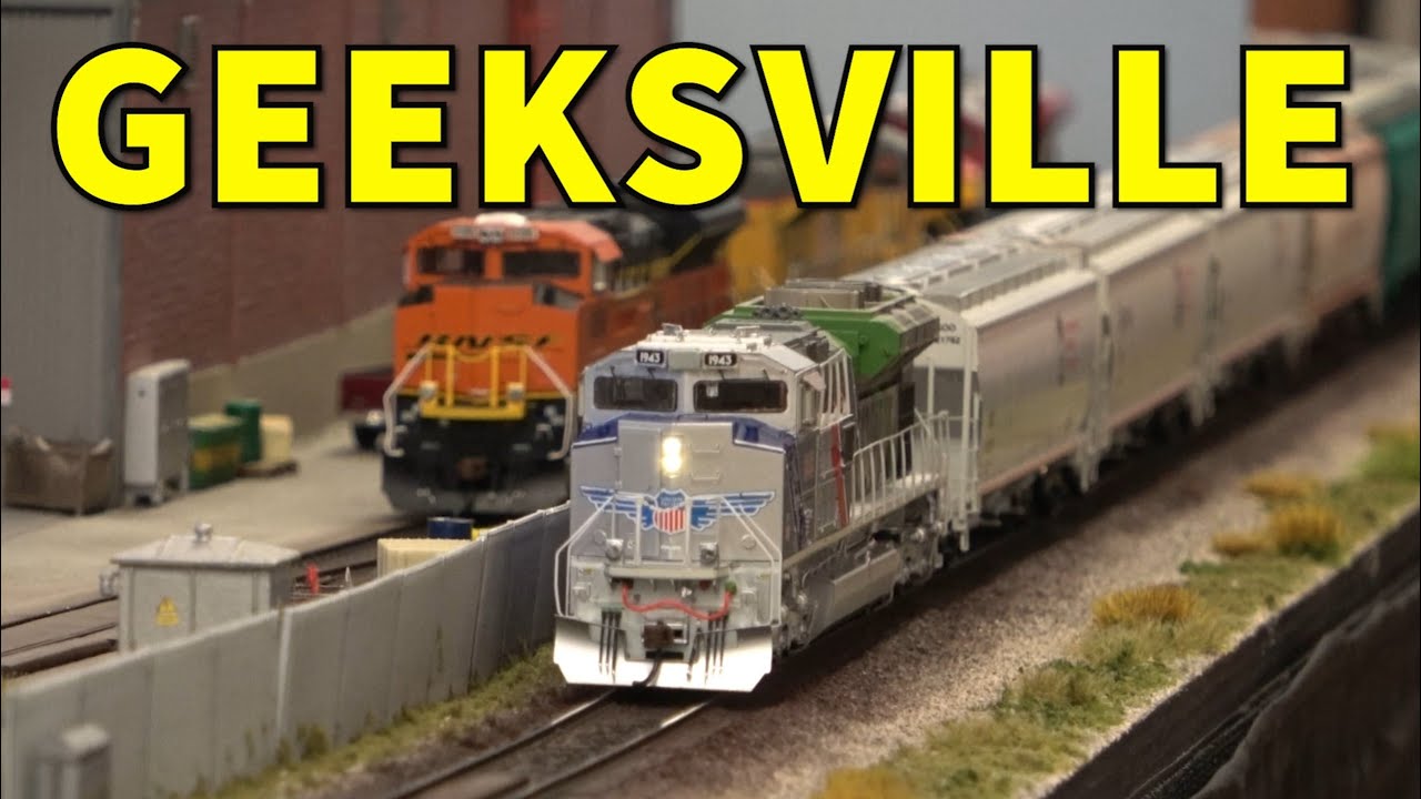 'Geeksville' HO Model Railroad