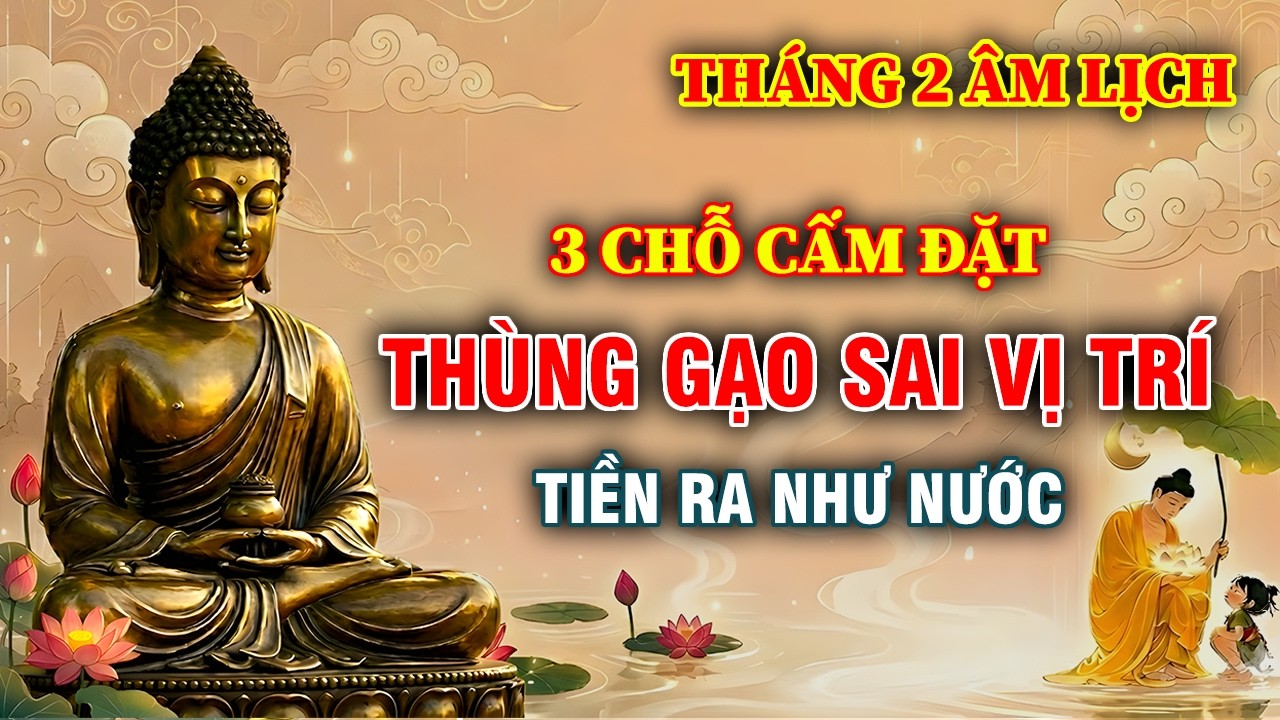 Tháng 2 Âm Lịch: 3 Vị Trí Cấm Đặt Thùng Gạo, Để Sai Tiền Ra Như Nước