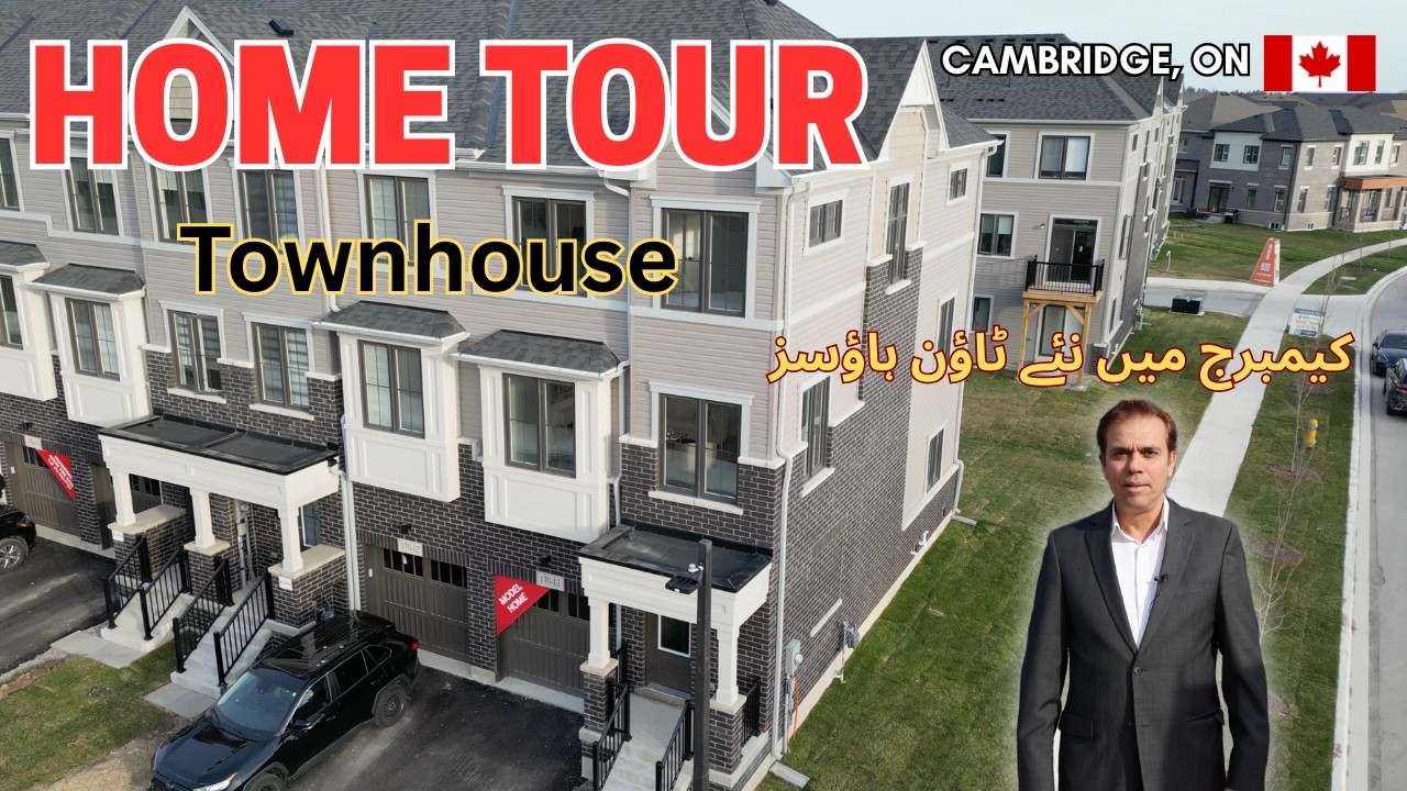 Home Tour! Beautiful Townhouse in Cambridge, Ontario