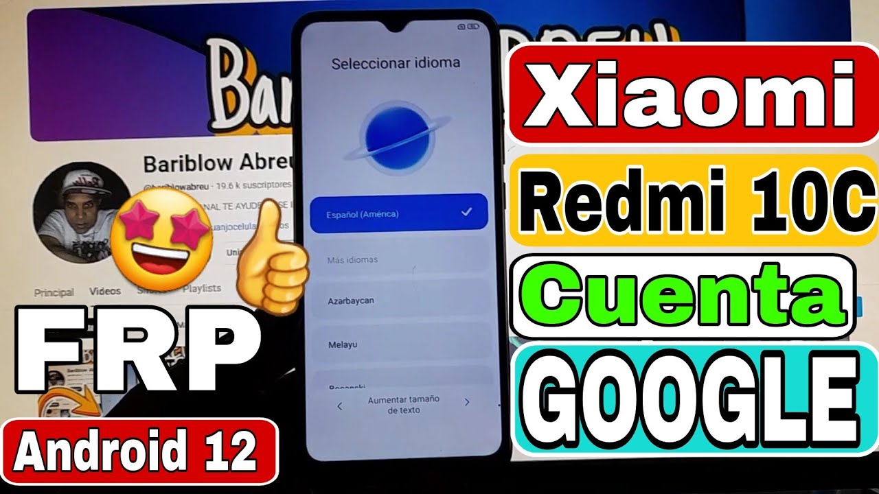 Xiaomi Redmi 10C Eliminar Cuenta Google | Mayo 2023 | Redmi 10C MIUI 13 FRP Bypass | Sin PC🤩