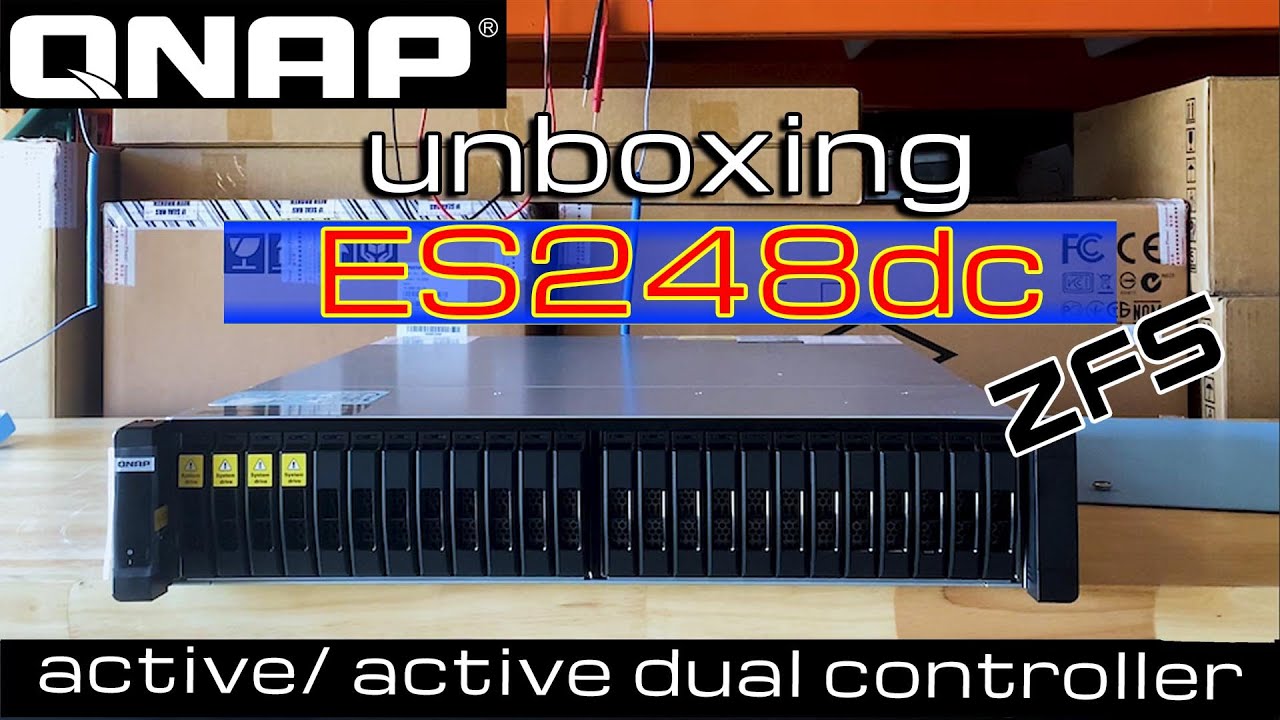 QNAP ES2486dc All FLASH NAS - unboxing and Overview