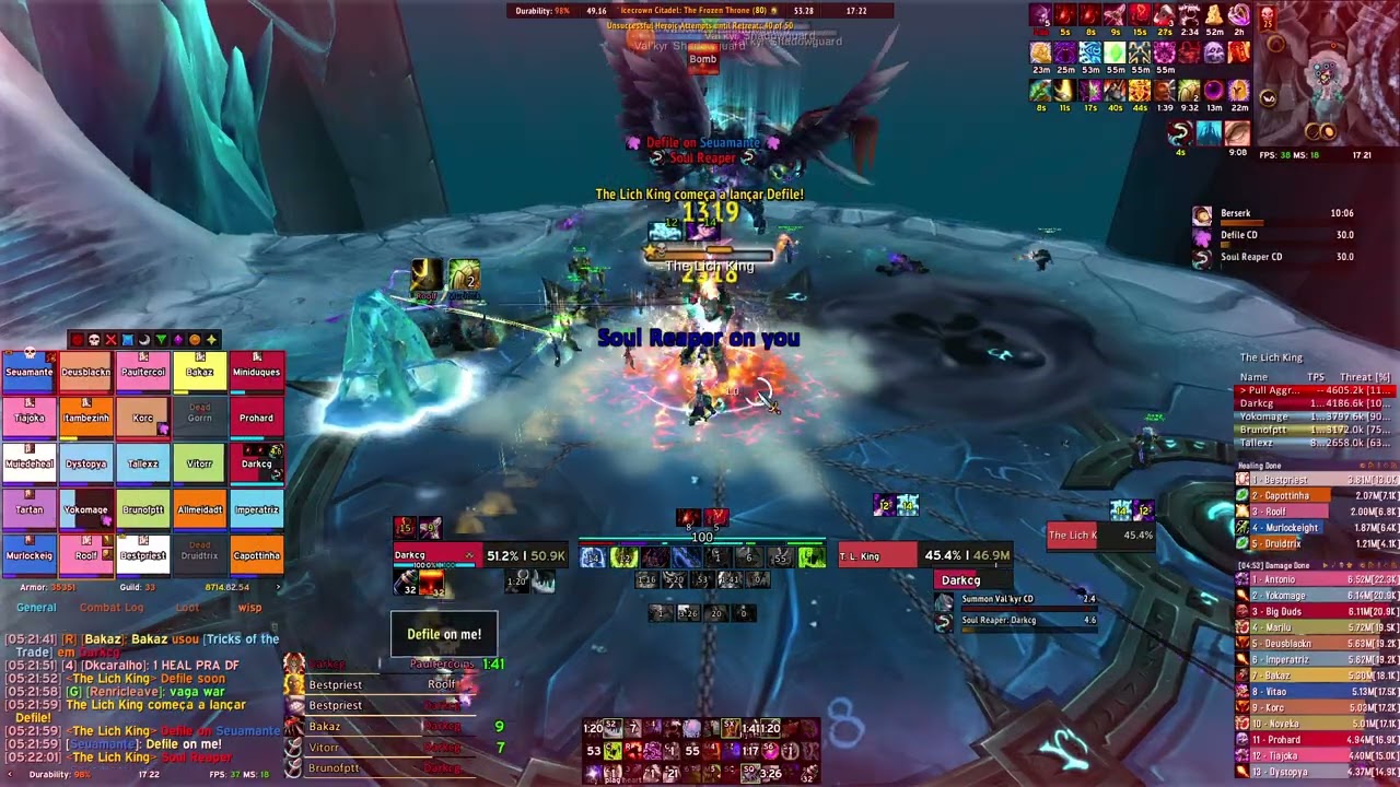 LK 25 HC - (DK TANK BLOOD) - GUILD INSIDIOUS - WOW 3.3.5