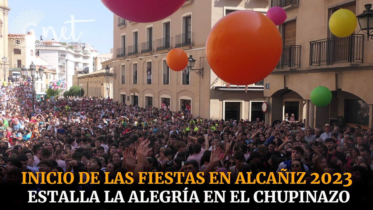 CHUPINAZO fiestas ALCAÑIZ | Septiembre 2023