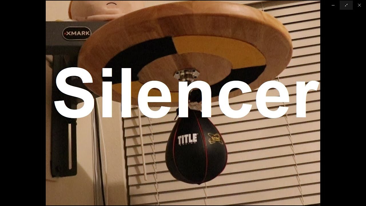 Part 3 of 4 XMark speed bag platform noise dampening Silencer