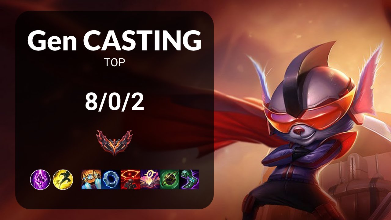 Gen Casting Rumble vs Aatrox TOP - KR  Patch 13.15