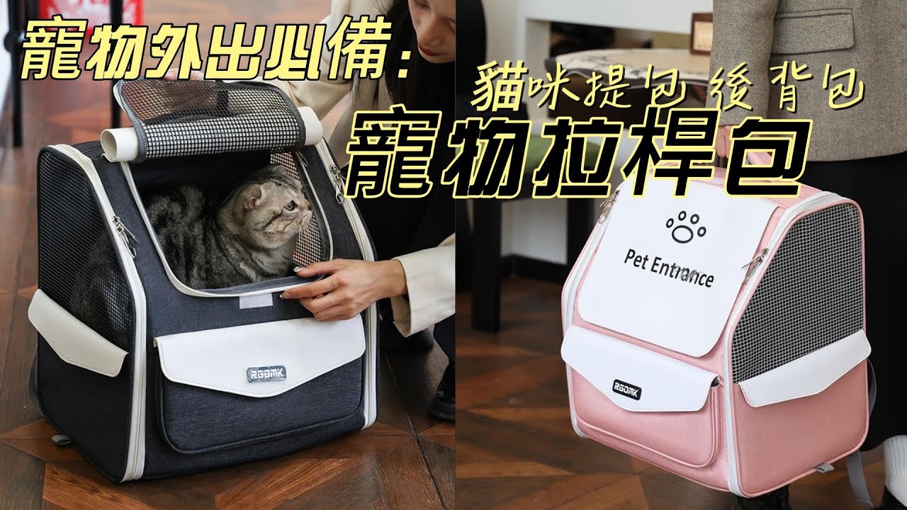 WIN-6024寵物外出包 拉桿包 貓咪後背包 貓咪外出包 毛小孩外出 可折疊收納 #透氣 #網窗 #後背包 #透氣貓咪包 #小型狗袋 #貓咪包 #狗狗包 #可折疊 #寵物專用包 #大容量 #大開口