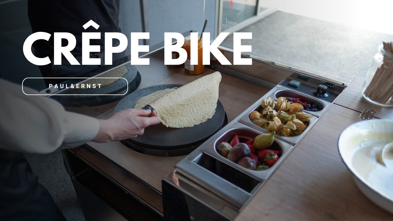 CRÊPE BIKE | paul&ernst | mobile gastro solutions #food #bike #catering #crepe