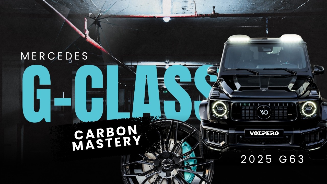 Mercedes-AMG G63 VOLPERO 🖤 Carbon & Mint | 43 body parts