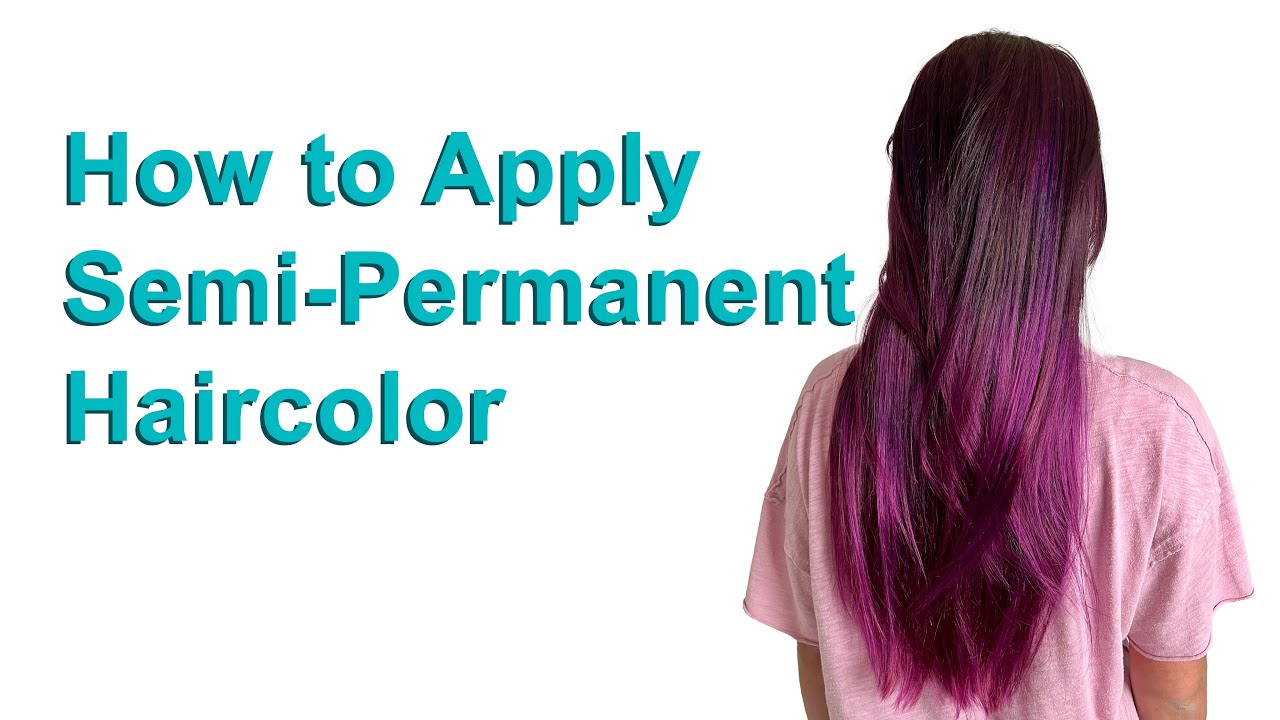 How to Apply Bright Hair Color