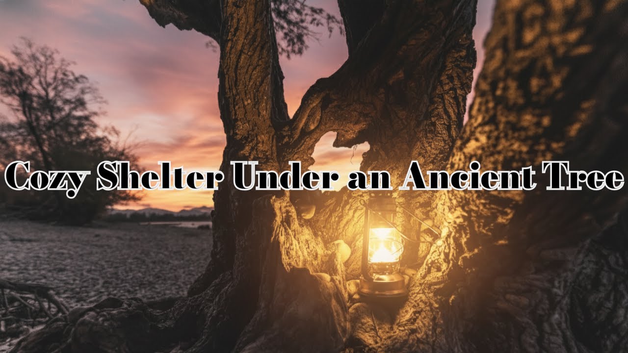 Cozy Shelter Under an Ancient Tree in the Rain | Deep Relaxation & Sleep ASMR
