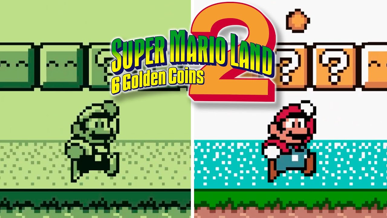 Super Mario Land 2 vs. Super Mario Land 2 DX 🍄 Comparison 🍄 Parallel Gameplay