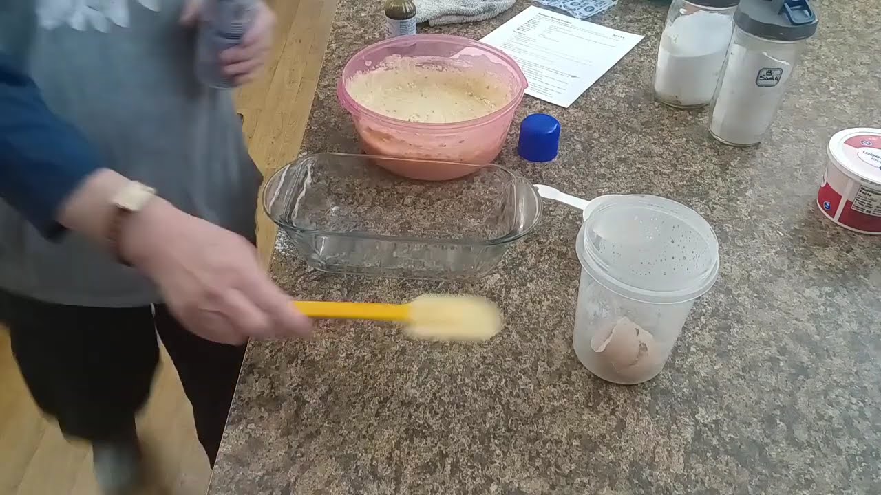 Making some Banana Bread 