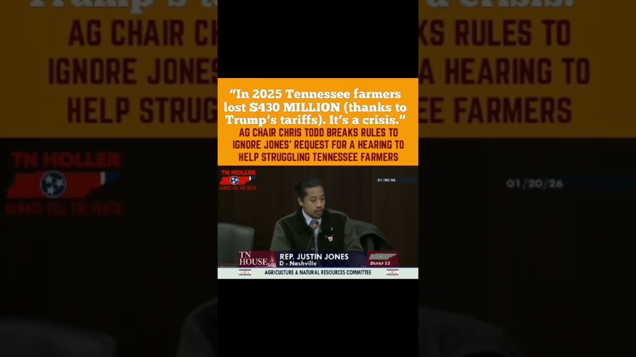 Justin Jones is a Warrior #duet #justinjones #agriculture #tennessee #farmers #disrespect #house