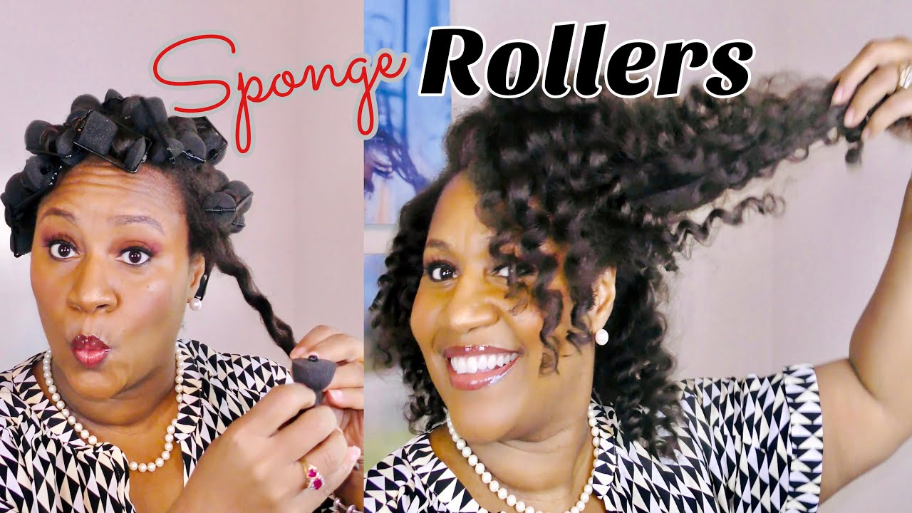 Sponge Rollers on Dry Hair | Comfortable overnight heatless curls