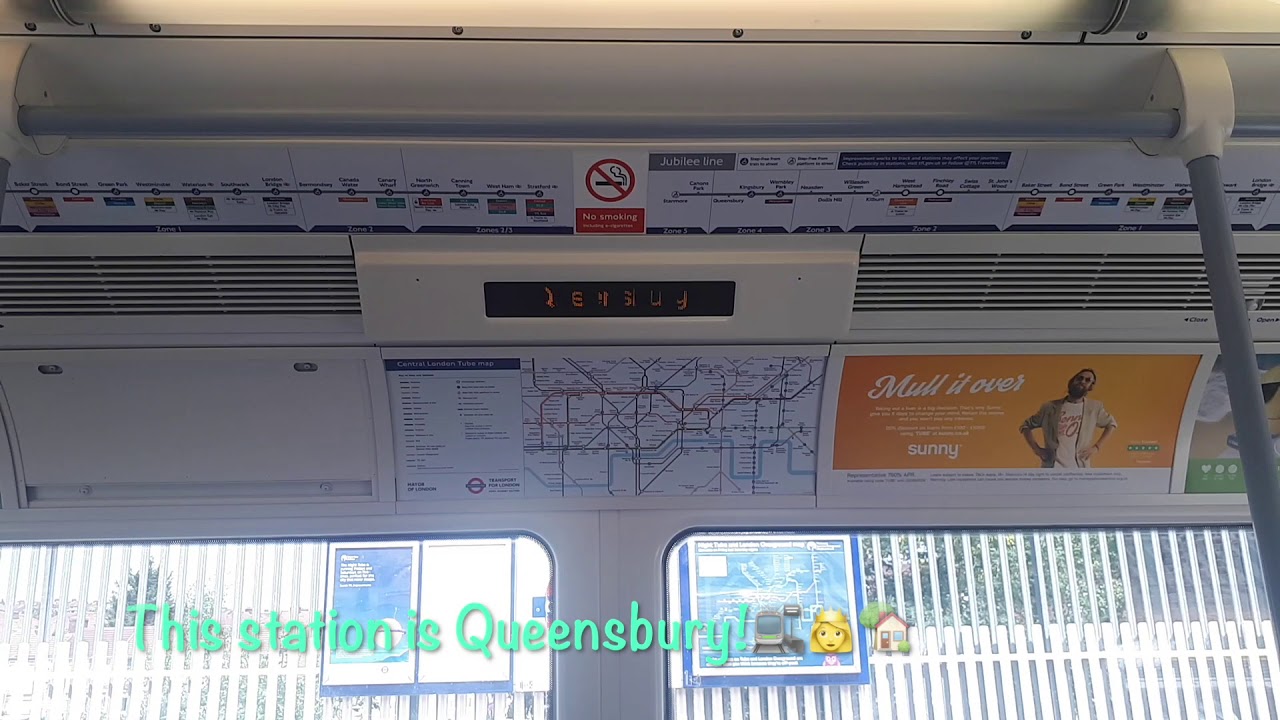 **Refurbished** Ride on the Jubilee Line from Neasden to Stanmore.