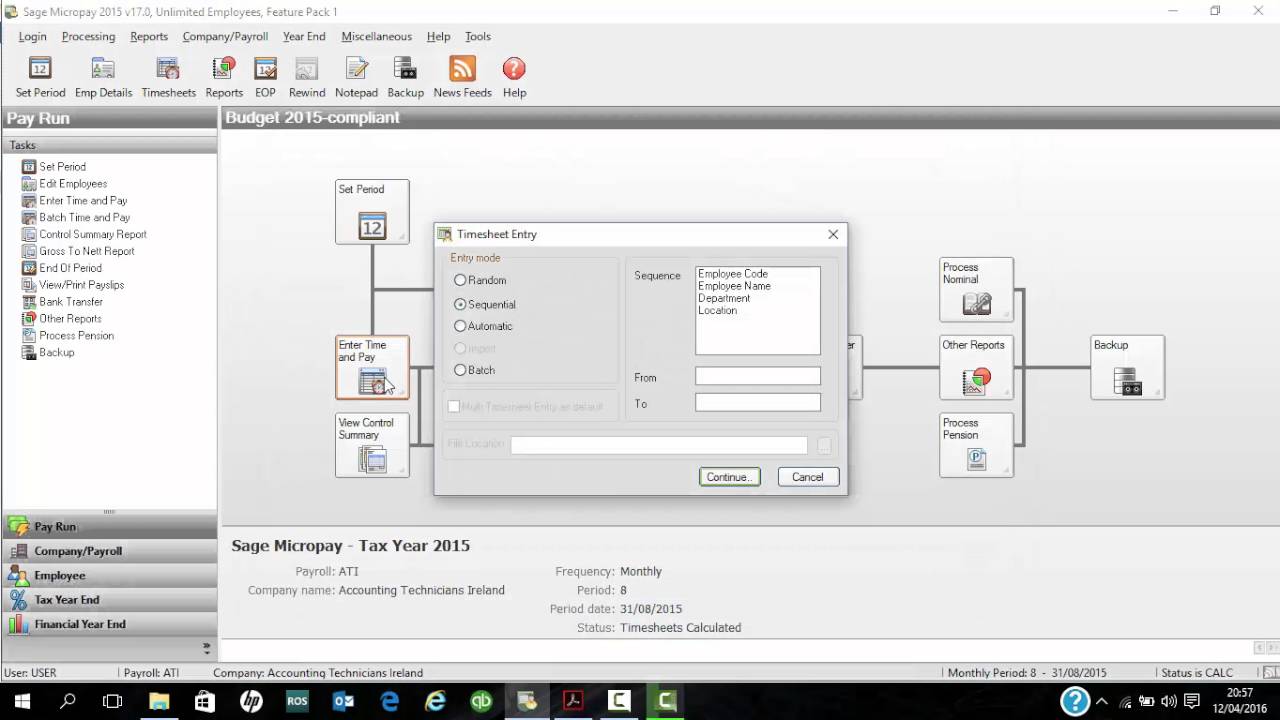 Processing Payroll