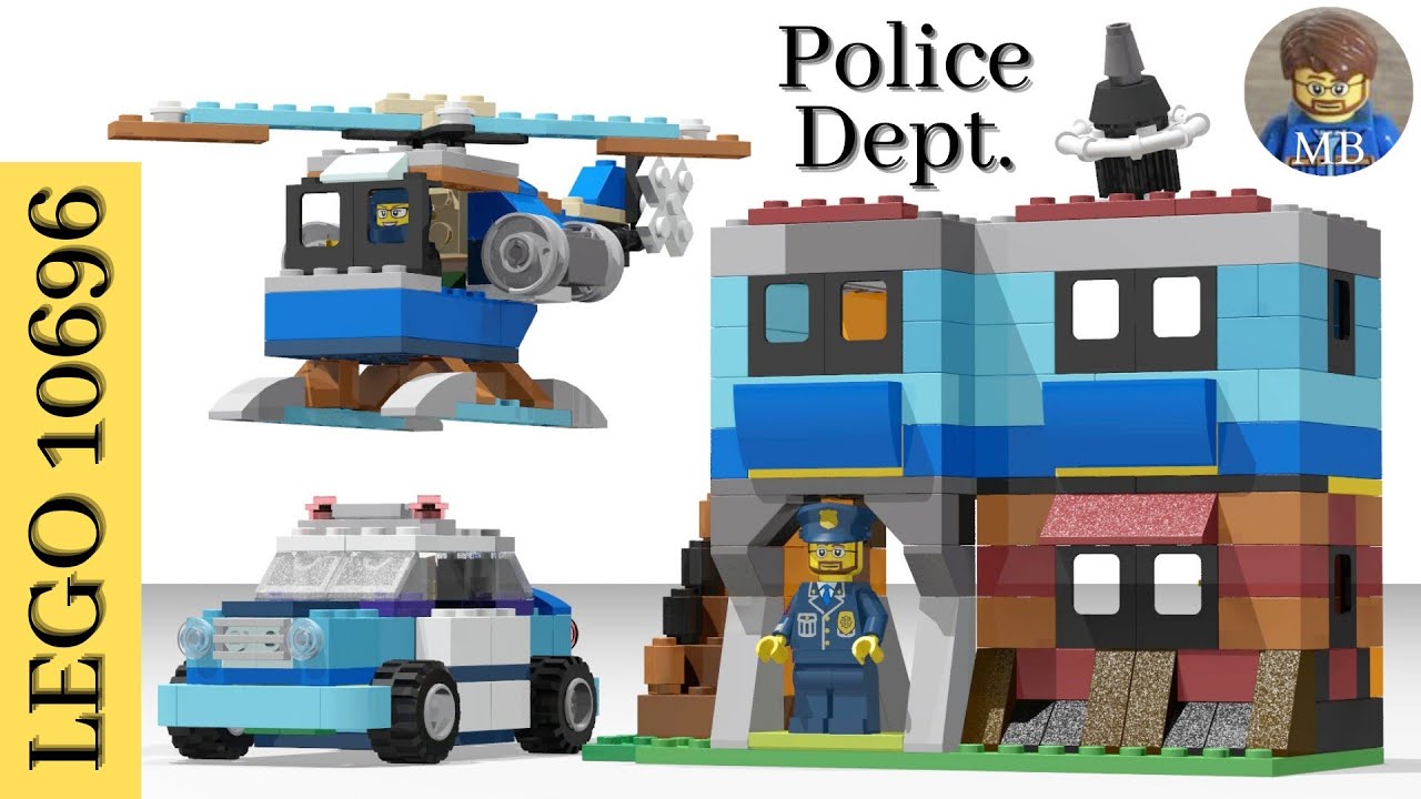 Lego classic 10696 - Police Department - DIY instruction - building ideas