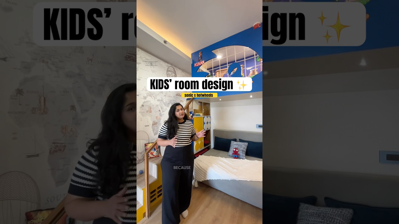 Kids’ room design inspired by Sonic and HotWheels 