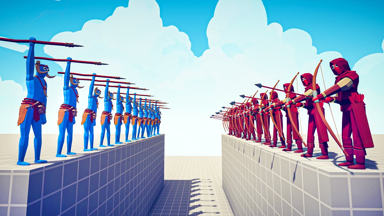 ALL RANGED UNITS TOURNAMENT - Totally Accurate Battle Simulator TABS