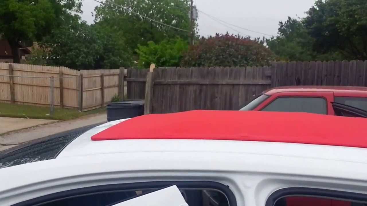 Sliding Ragtop install in Dodge Charger