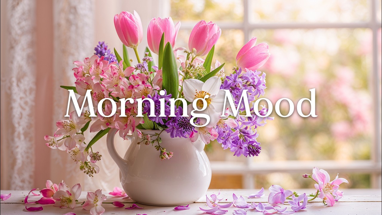 봄이 왔어요! 피아노 연주는 봄에 딱 어울리네요 🌷 정말 아름다운 날이에요 - Morning Mood