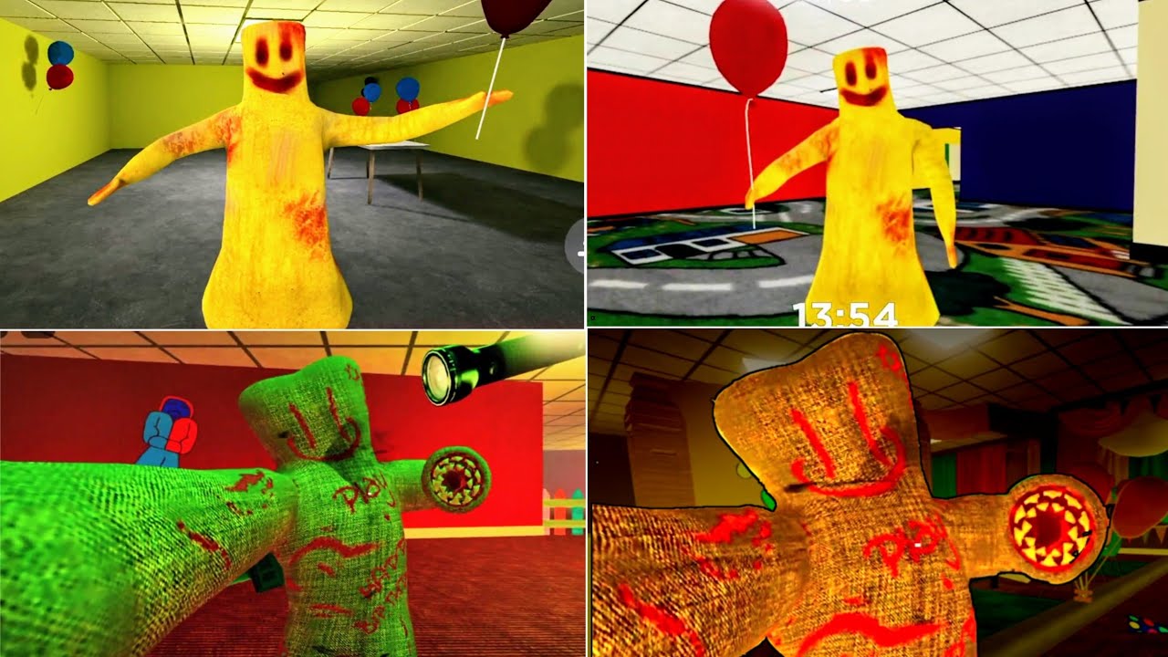Noclip Backrooms Partygoers Vs Apeirophobia Partygoers & Shrek Backrooms Partygoers Entity Jumpscare