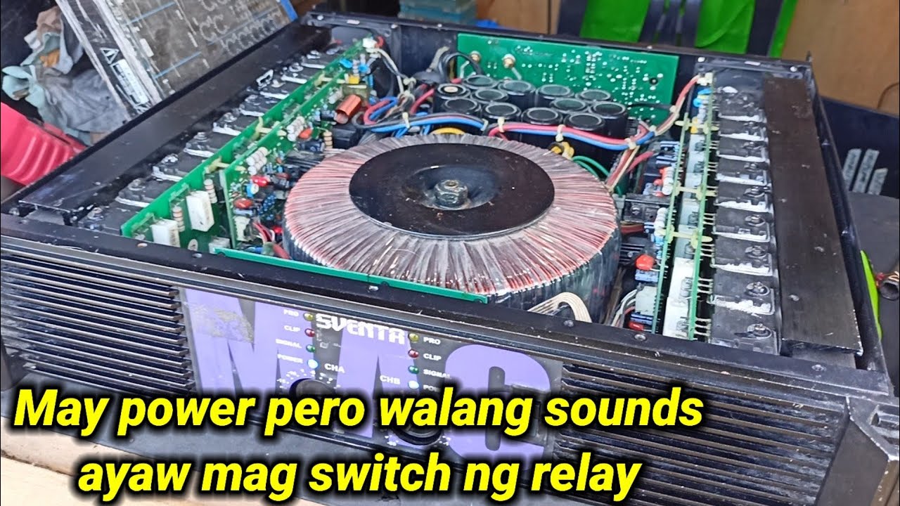 Paano mag REPAIR ng POWER AMPLIFIER ? May power pero ayaw tumonog‼️