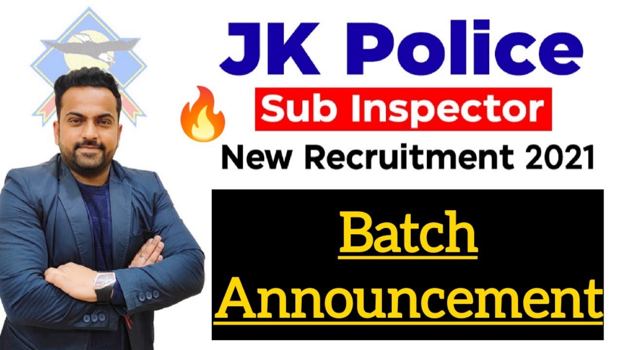 JKP SI 2021 || Imp Announcement || Online and Offline @CareerSuccessJammu||Jkp si recruitment