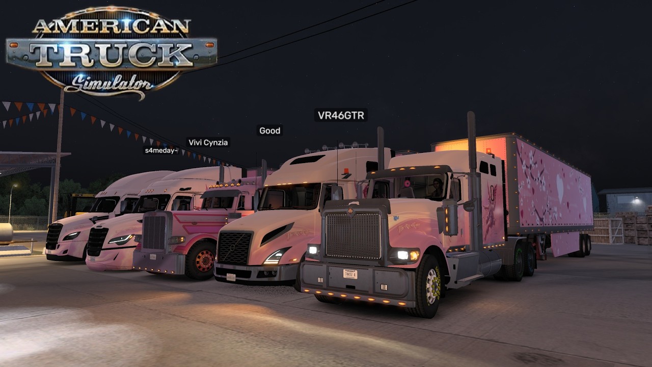American Truck Simulator ไทย อเมริกาวันนี้ Valentine Event #live
