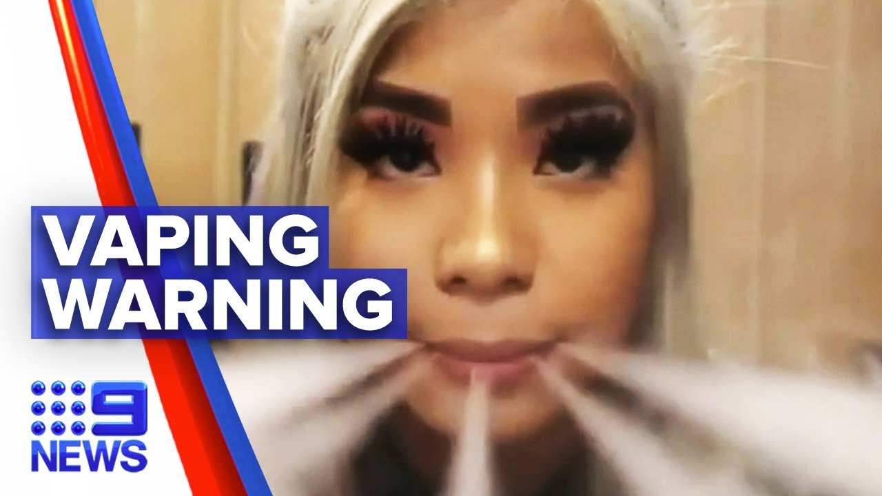 Rise in young people vaping triggers serious health concerns | Nine News Australia
