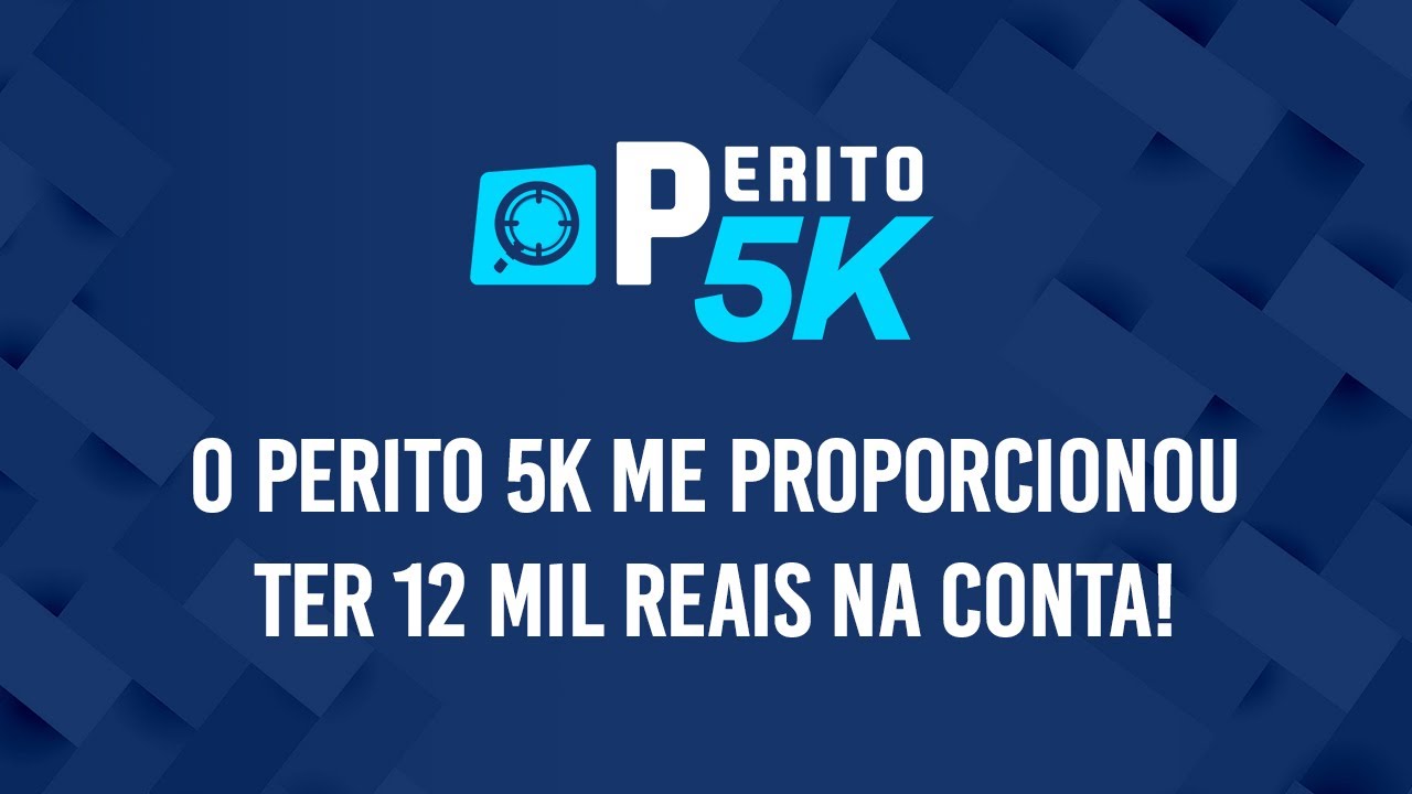 O Perito 5K me proporcionou ter 12 mil reais na conta | Alberto