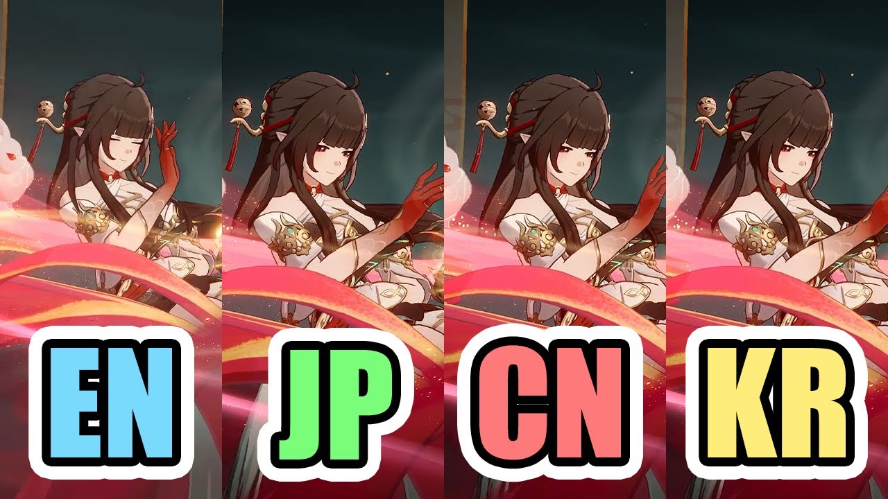 Lingsha Ultimate Honkai Star Rail ALL Languages: Japanese, English, Korean, Chinese