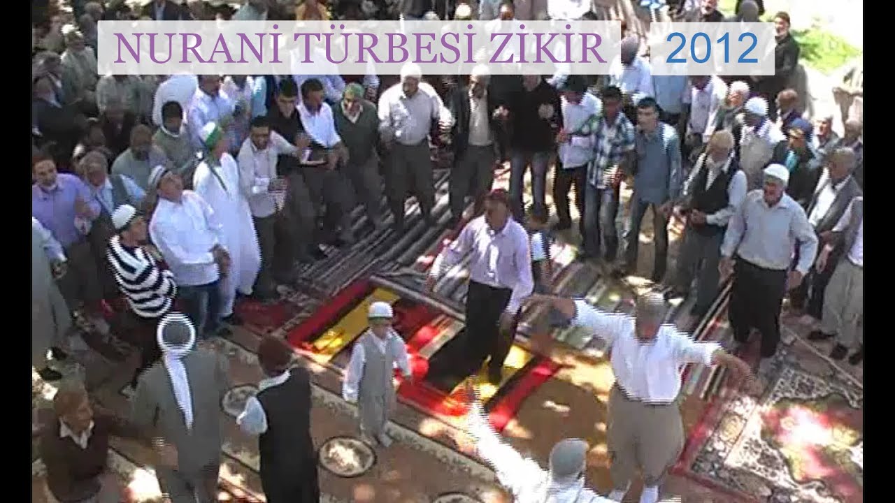 REKOR KIRAN Nurani Türbesi Zikri 2012 | Hacı Şevket Baba ve Yunus Emre Tepe İlahi Söylüyor