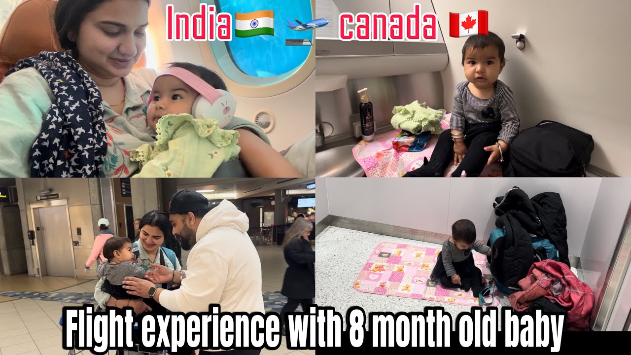 TRAVELING ALONE WITH 8MONTH OLD|| FLIGHT EXPERIENCE|| BABY NAL FLIGHT CH JANA TAN EH GALLA NOTE KRLO