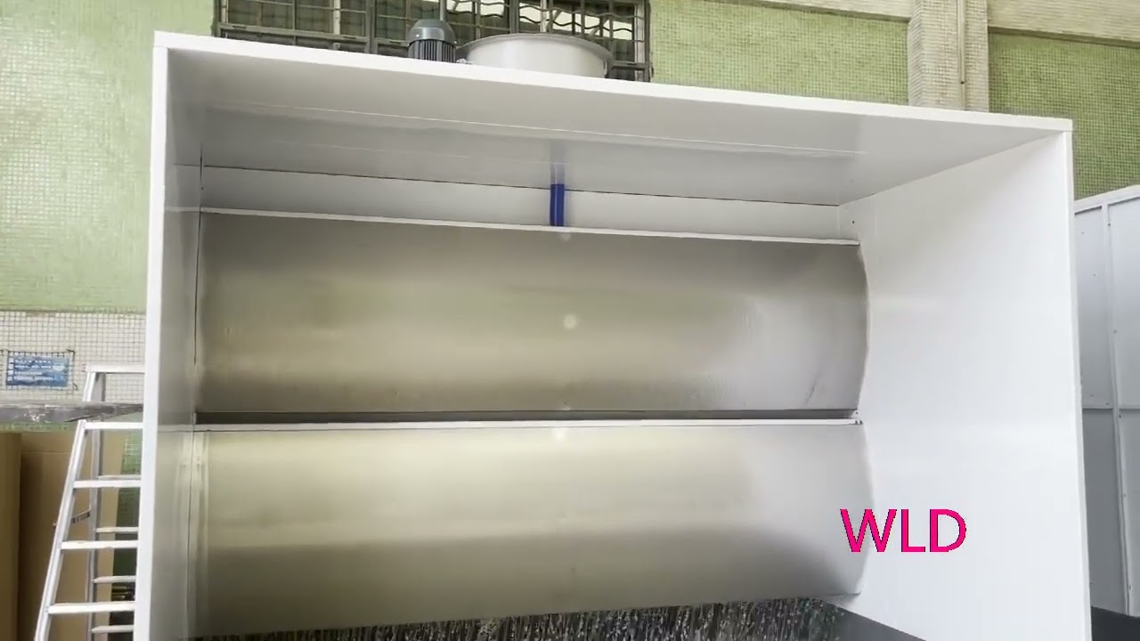 China water curtain spray booth for furniture painting