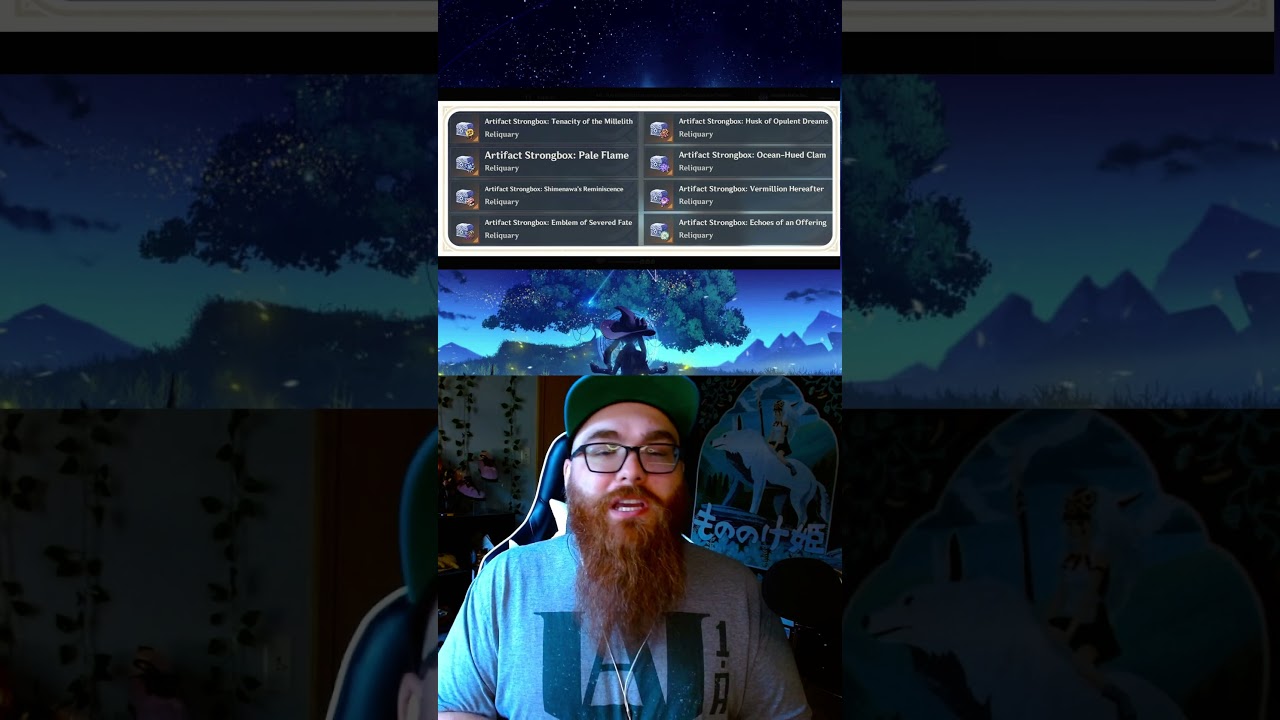 Strongbox and Artifact Updates for Genshin Impact Version 4.0! Inventory Increase!