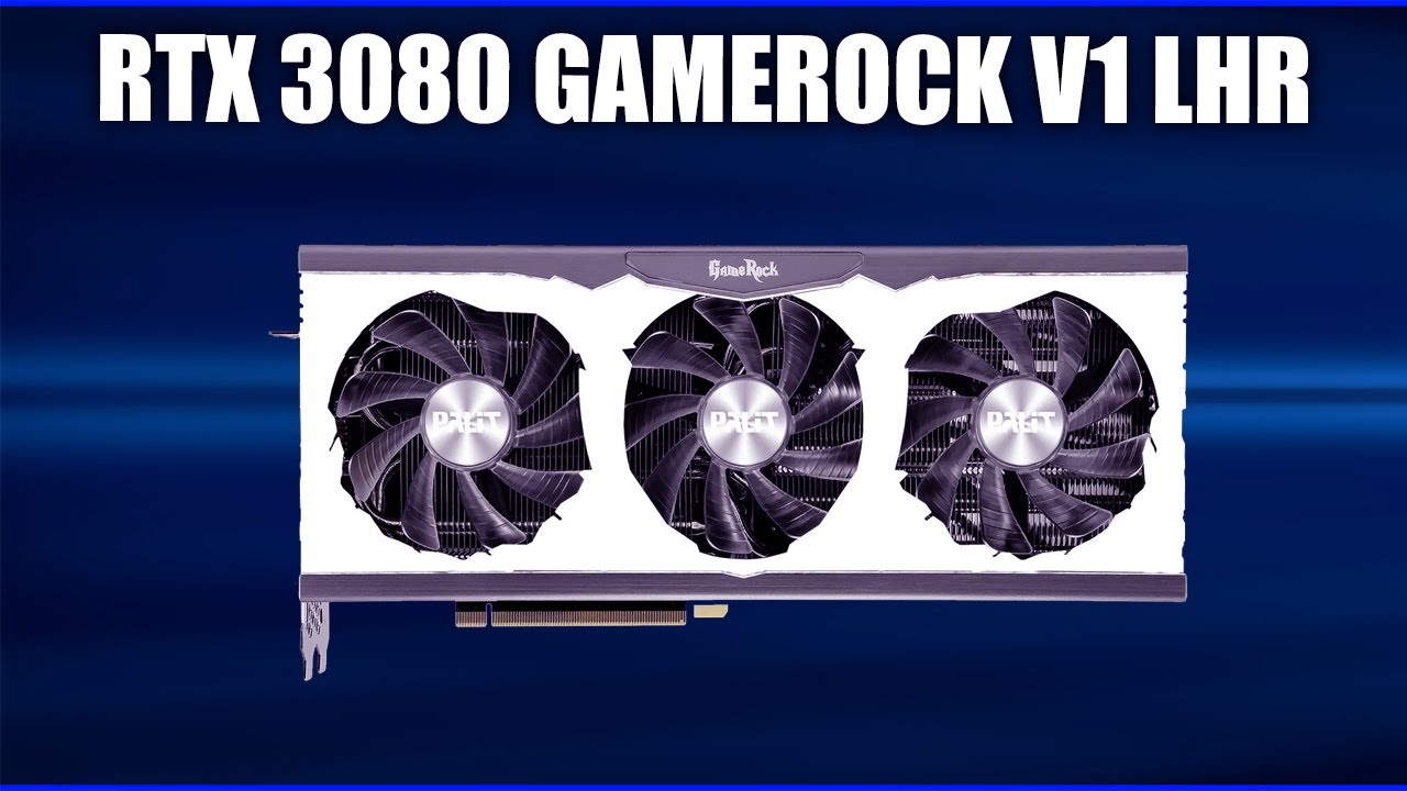 Видеокарта Palit GeForce RTX 3080 GameRock V1 LHR [NED3080U19IA-1020G]