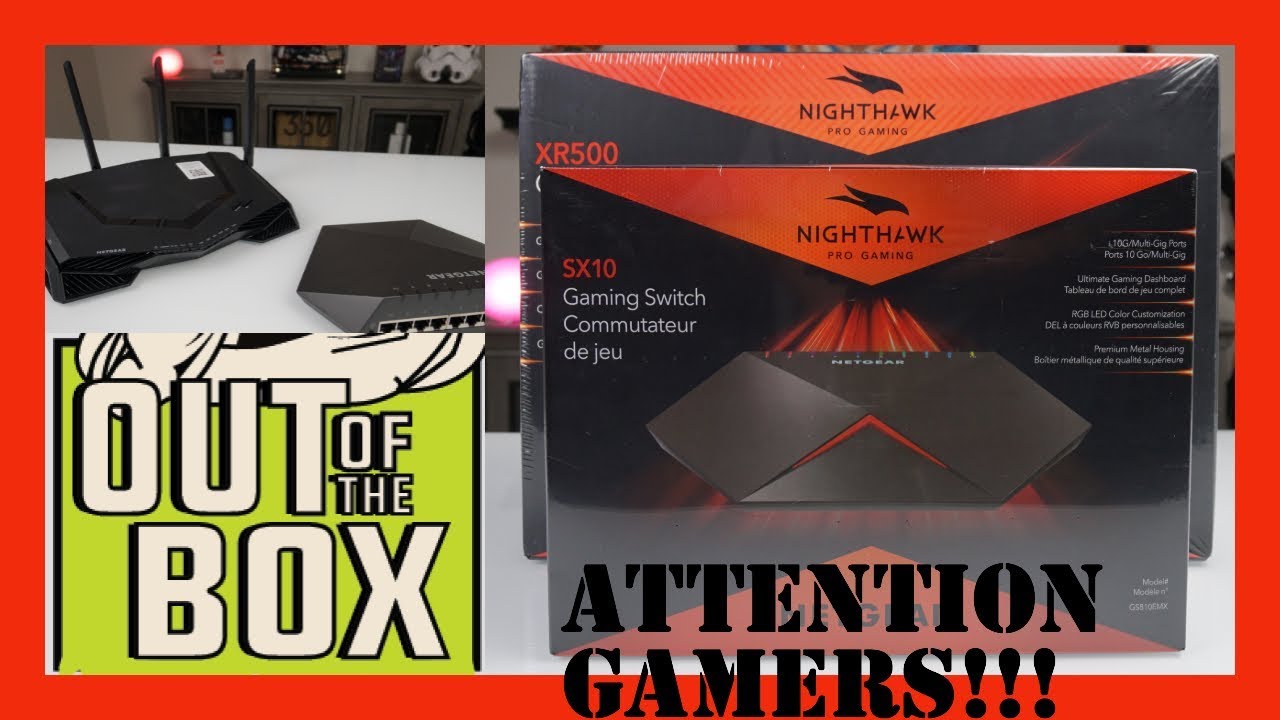 ‼️Attention Gamers‼️Netgear XR500 Nighthawk pro gaming Router and SX10 switch. Out Of The Box