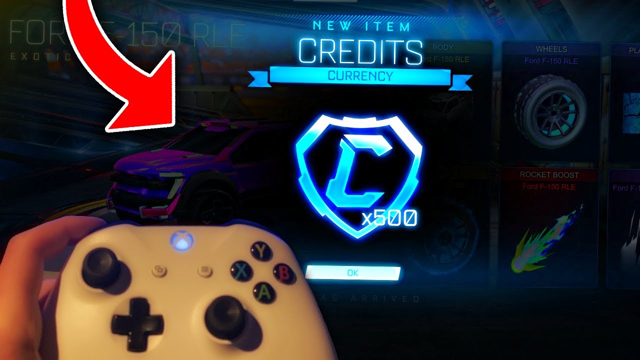 БЕСПЛАТНАЯ ошибка с титрами в Rocket League!