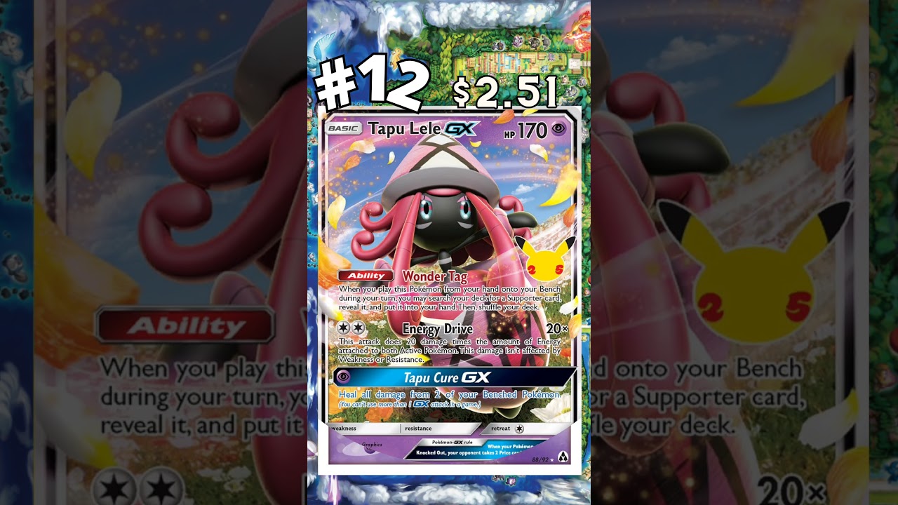 TOP 20 CELEBRATIONS POKEMON CARDS