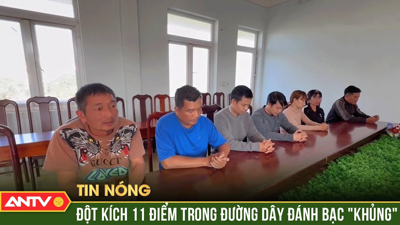 Hơn 30 cảnh sát đồng loạt khám xét 11 điểm ghi số đề ở Đắk Lắk, Huế | ANTV