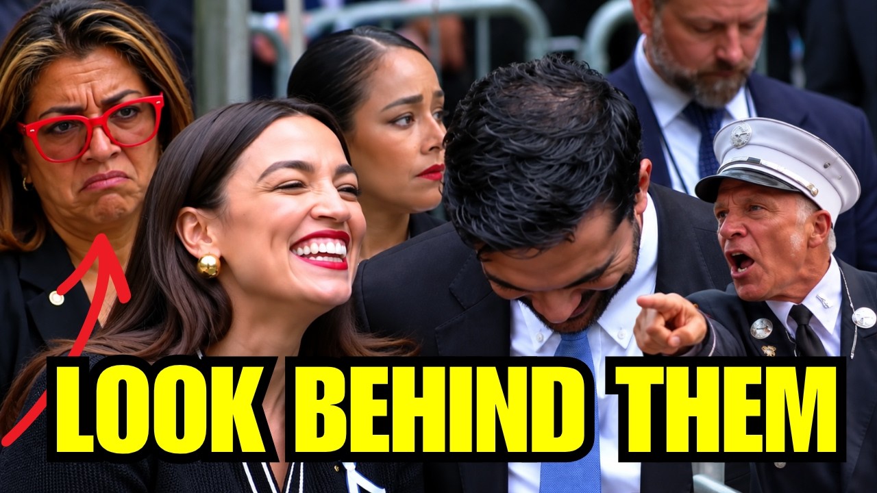 Вирусный момент с участием AOC и Мамдани усугубляется тем, что начальник пожарной охраны выходит ...