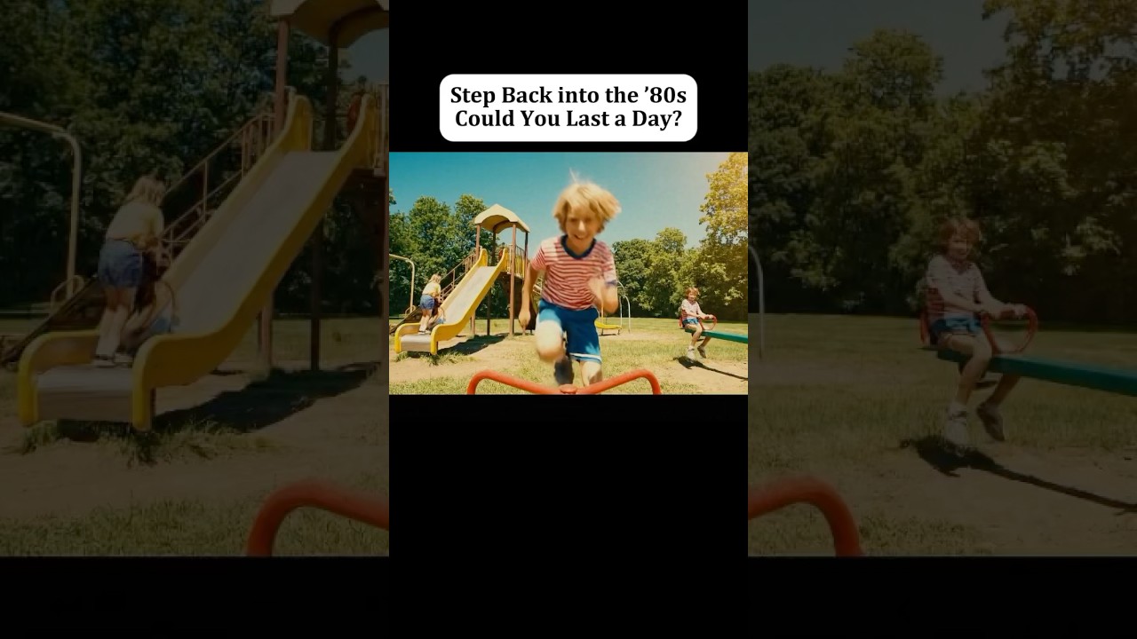 Welcome back to the '80s, where you&rsquo;ll witness kids who are unbreakable! #lestgoback #nostalgia #80s