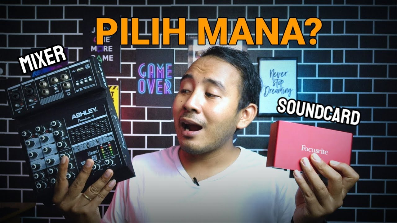 THE DIFFERENCE BETWEEN A SOUNDCARD AND A MIXER | WHAT DO THEY DO?