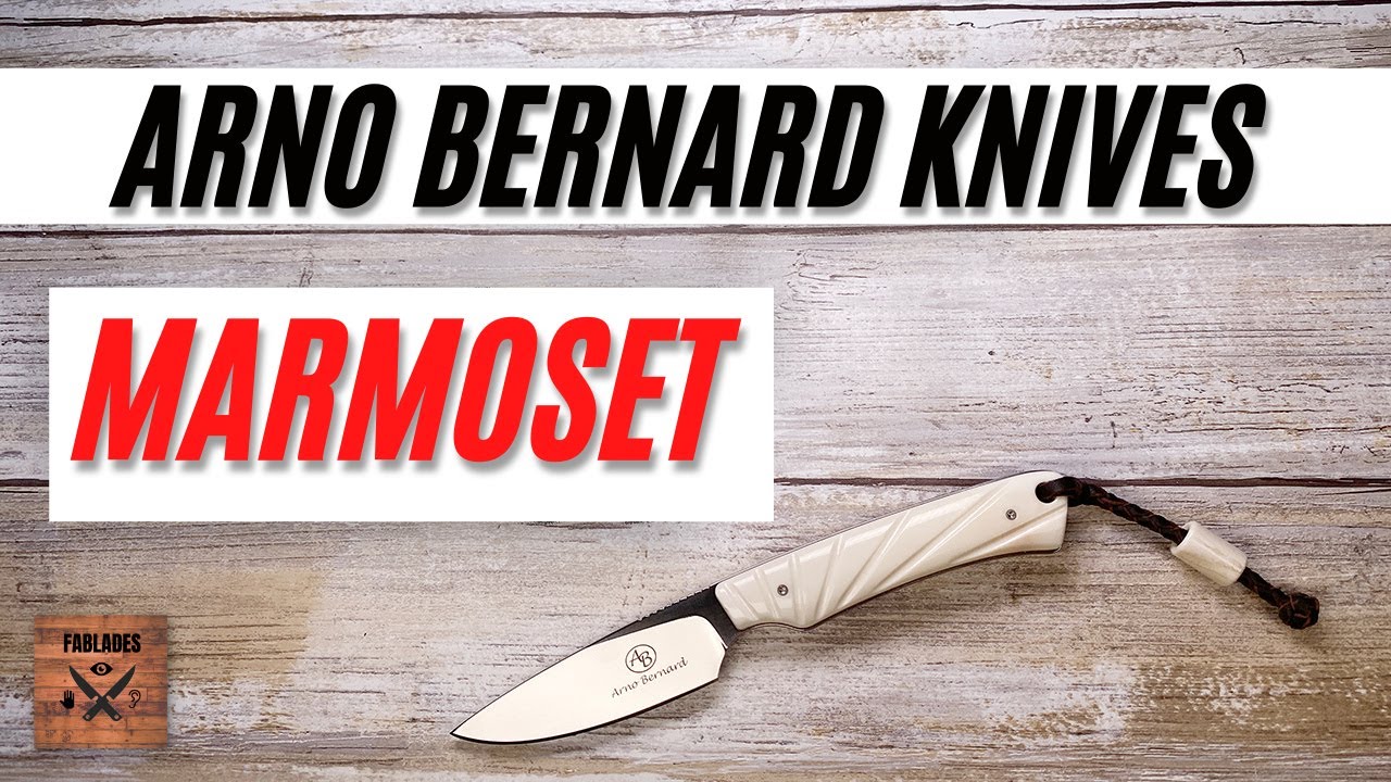 Arno Bernard Marmoset Fixed Blade. Warthog Tusk. Fablades Full Review