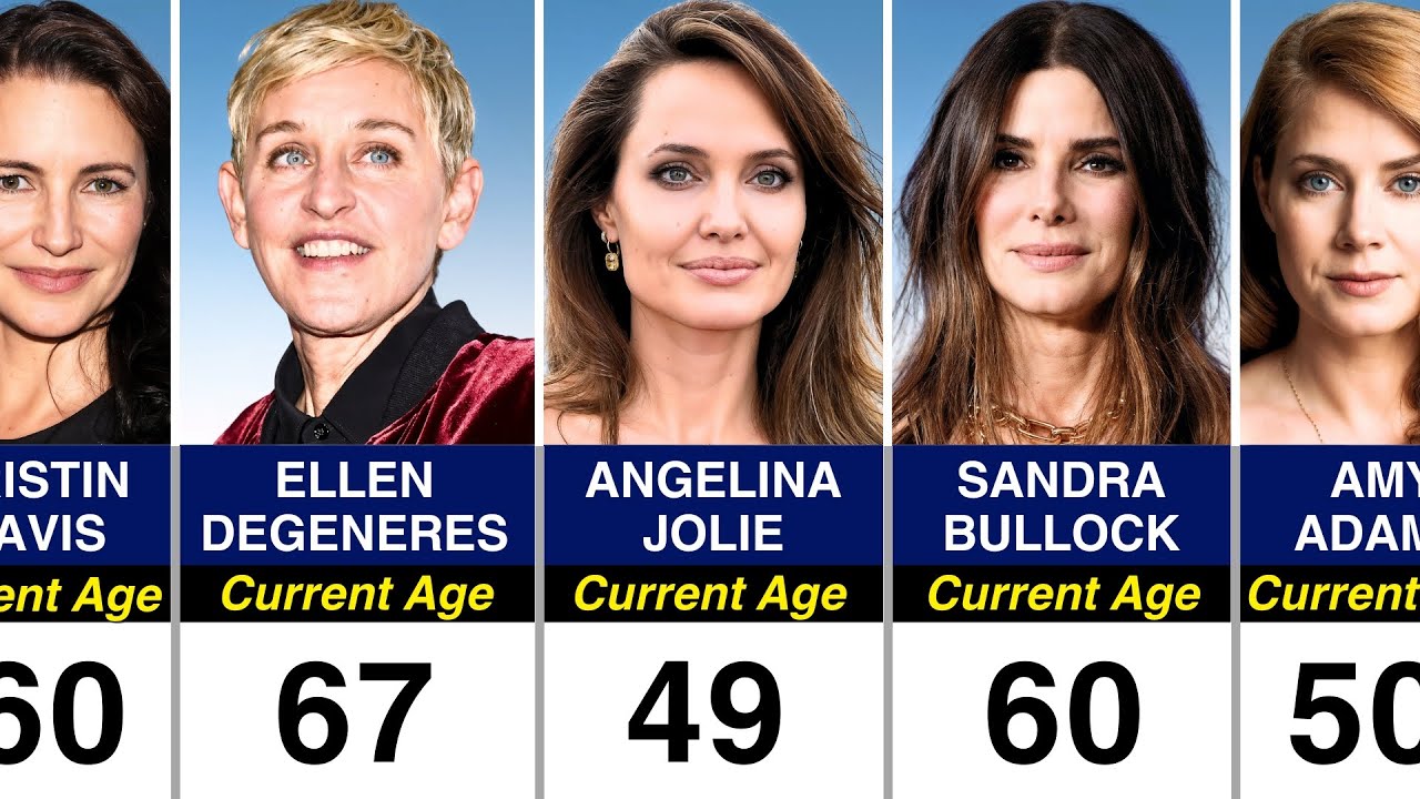 Surprising Age of Senior Hollywood Actresses in 2025