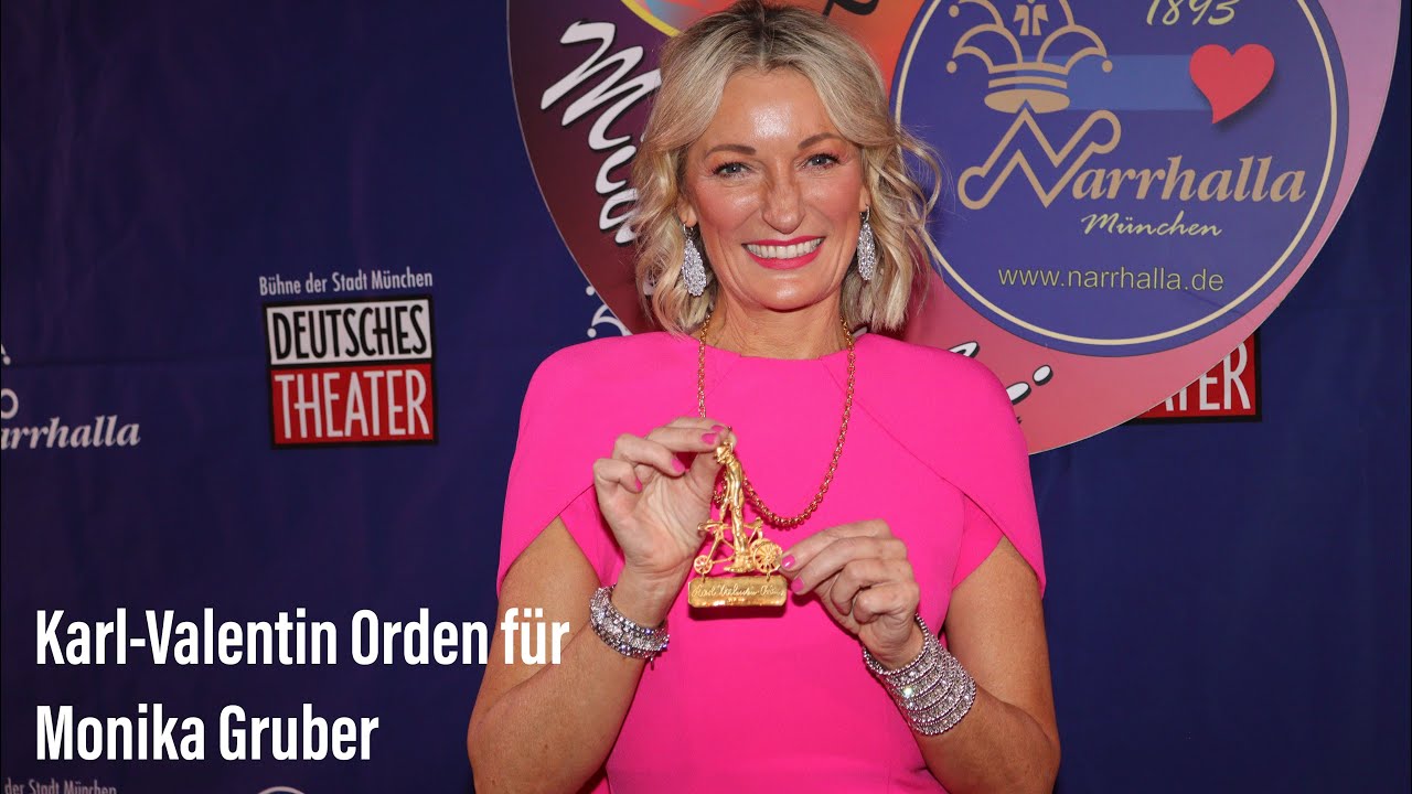 Dankesrede Monika Gruber - Karl Valentin Ordensträgerin 2023, anlässlich der Verleihung am 28.1.2023