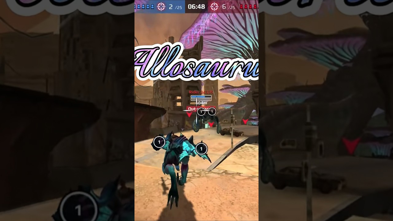 Allosaurus Revenge Killing_JMW DINO WAR #jurassic #jurassicmonsterworld #gameplay #jmw #allosaurus